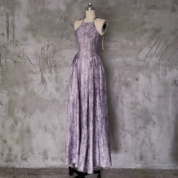 A line Halter Prom Dresses Long Birthday Dress For Women SD239